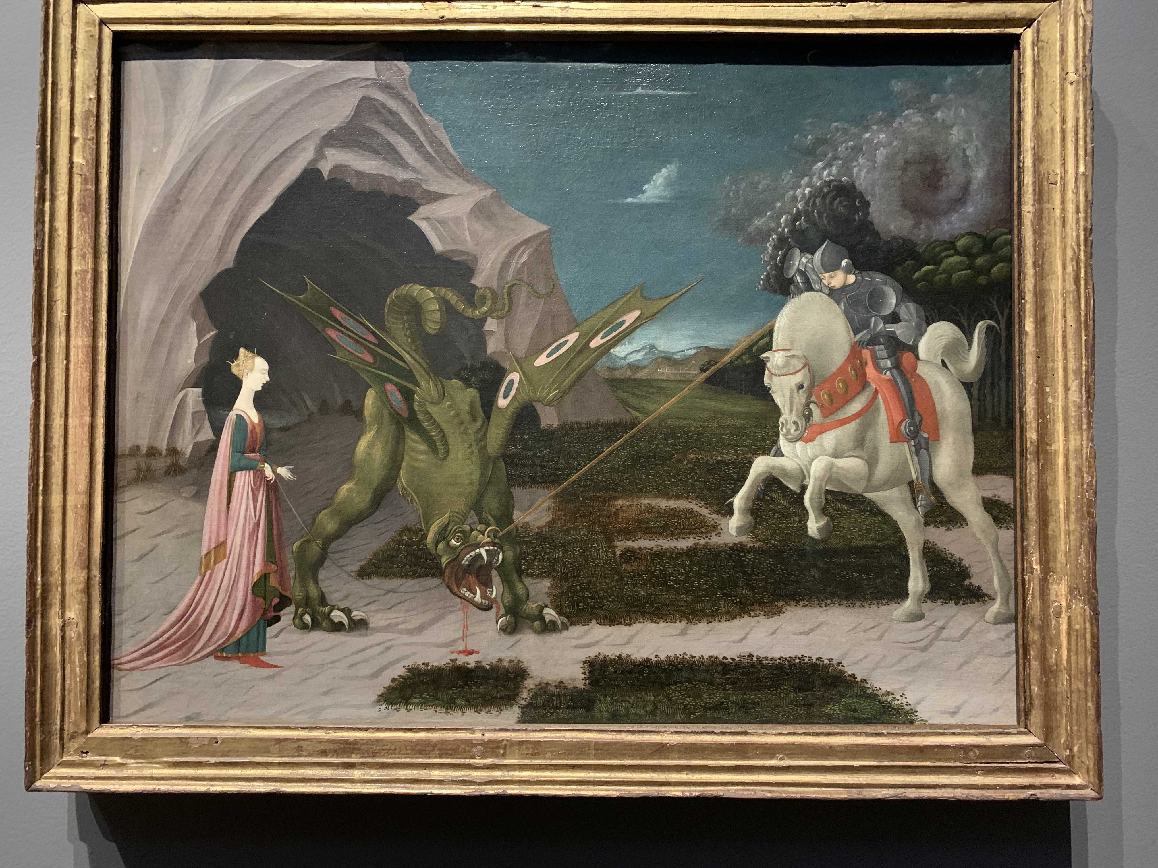 Saint George and the Dragon by Paolo Uccello